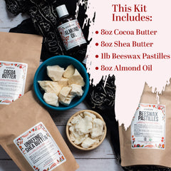 Better Shea Butter raw cocoa butter pellets for rich, lasting moisturization.