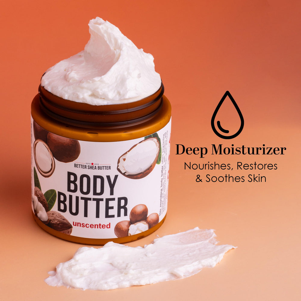 Better Shea Butter safe for sensitive skin—fragrance-free and gentle on skin.