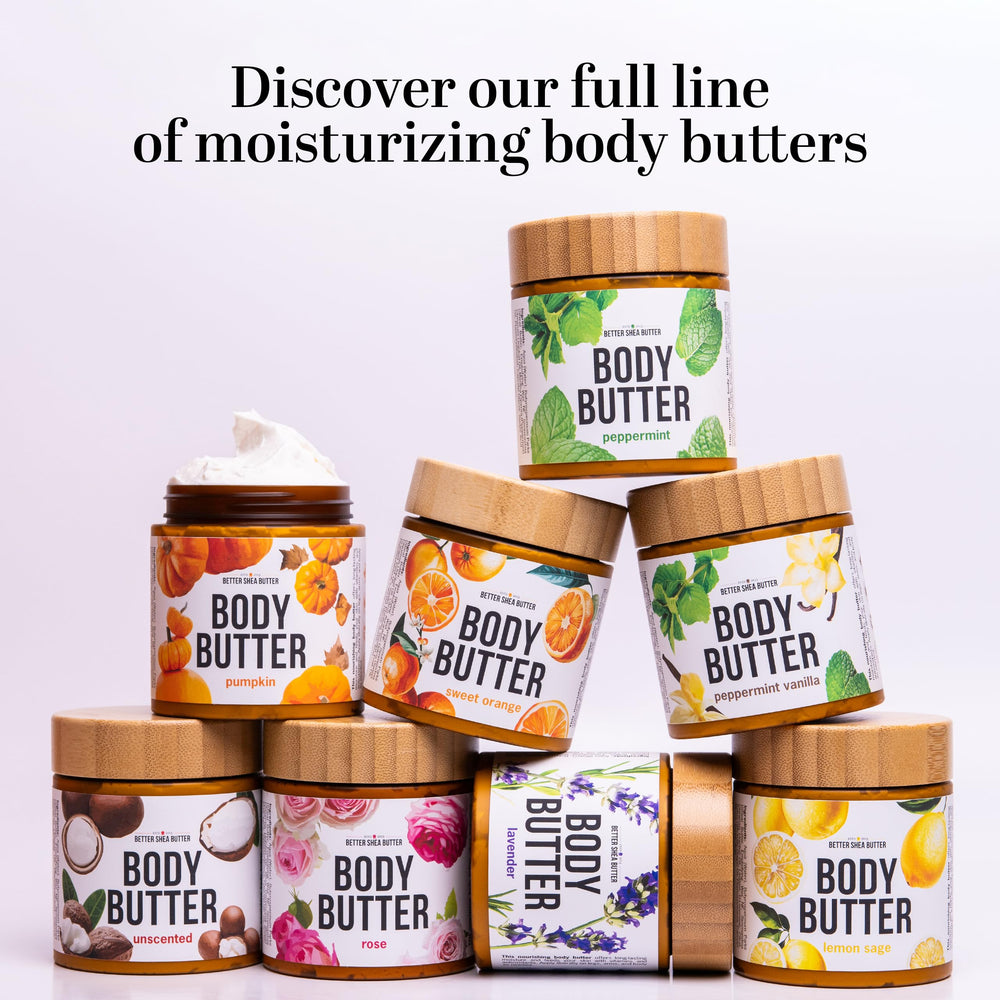 Better Shea Butter delivers silky, non-greasy finish on the skin.