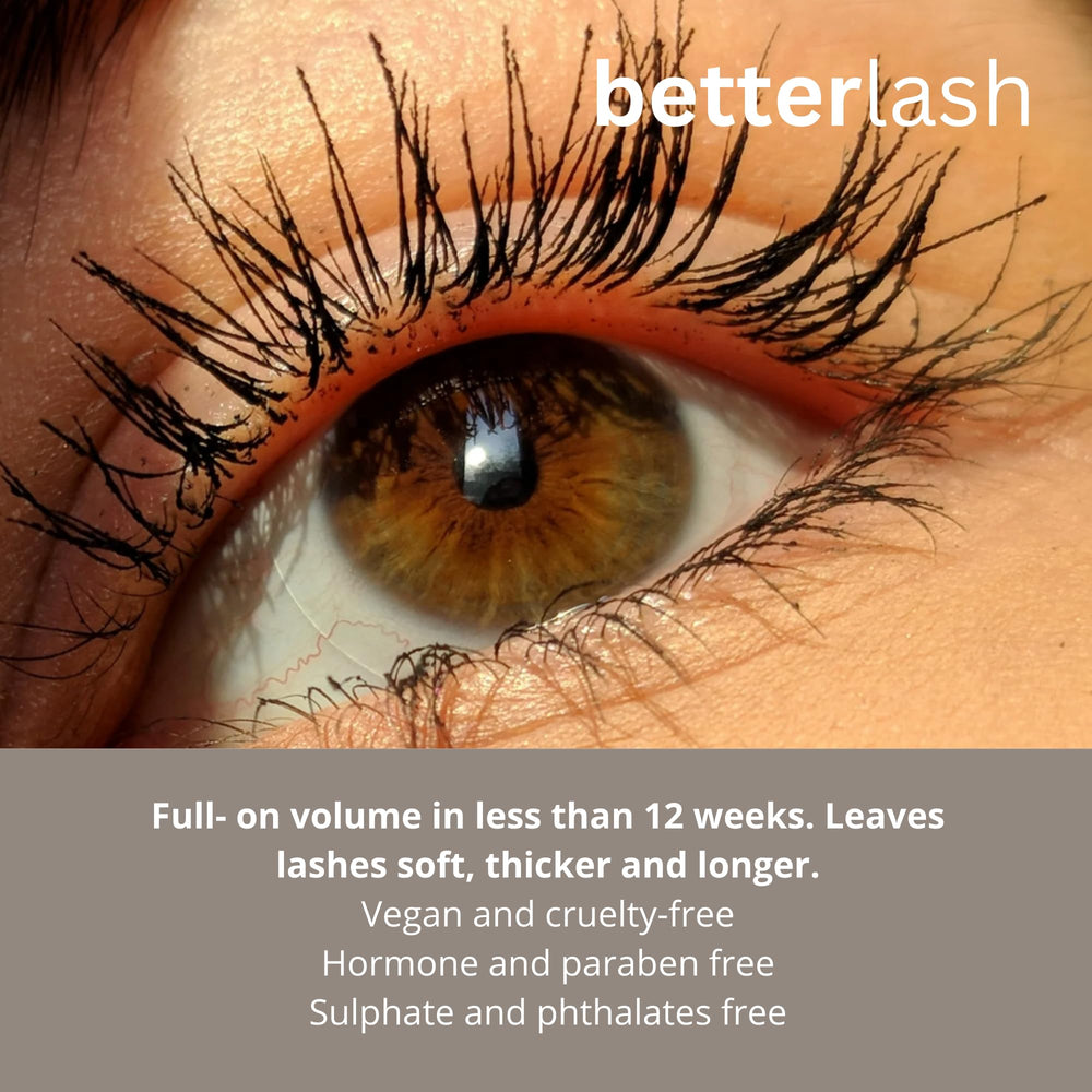 BetterLash daily-use routine shows easy morning or night care.
