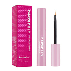 BetterLash Lash Growth Serum bottle suggests fuller lashes with peptide formula.