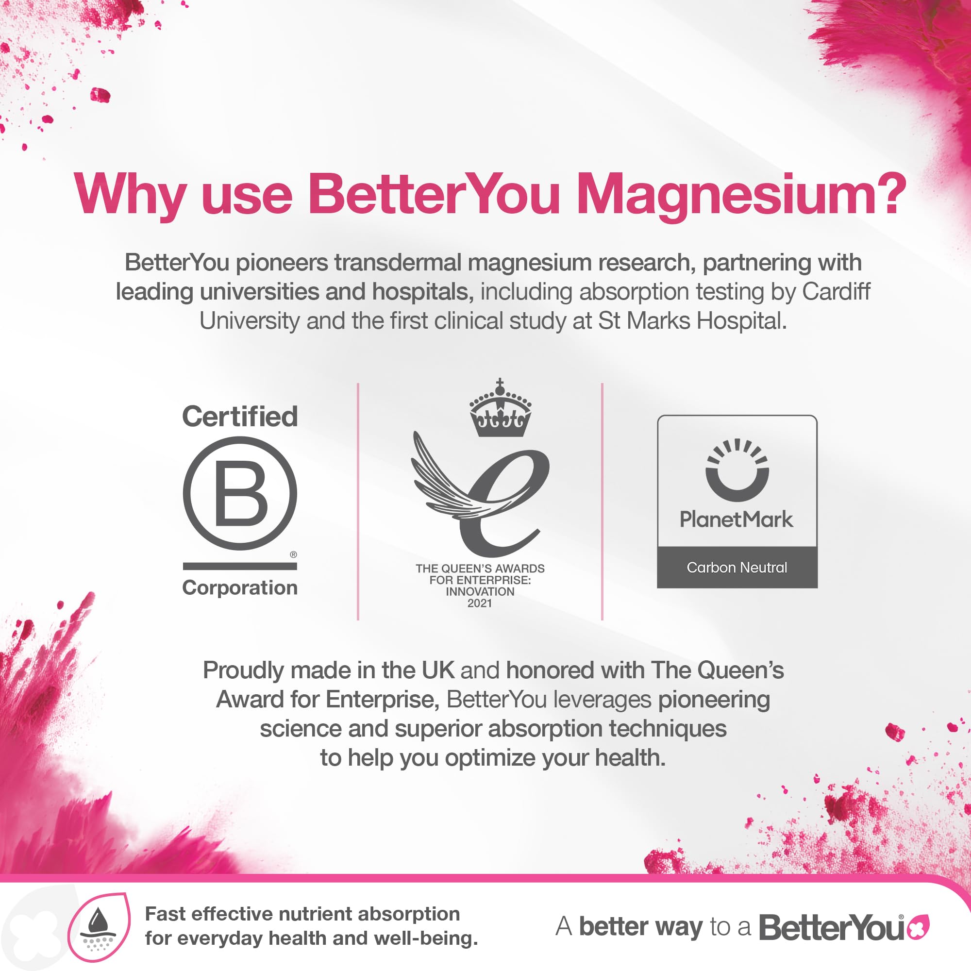 BetterYou bath salts spa scene highlights soothing, magnesium-rich soak possibilities.