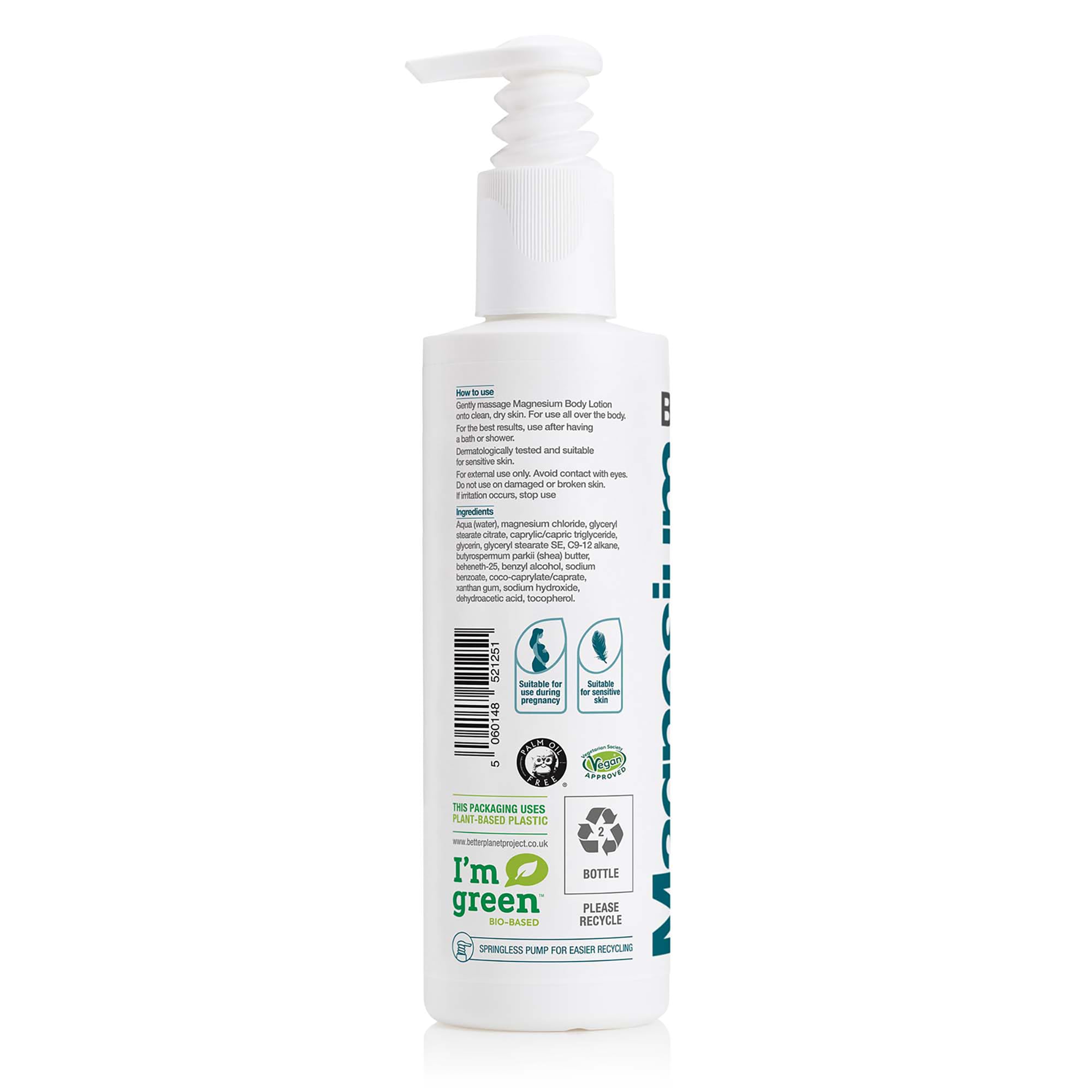 BetterYou Magnesium Body Lotion daily use scene signals hydration and nourishment.