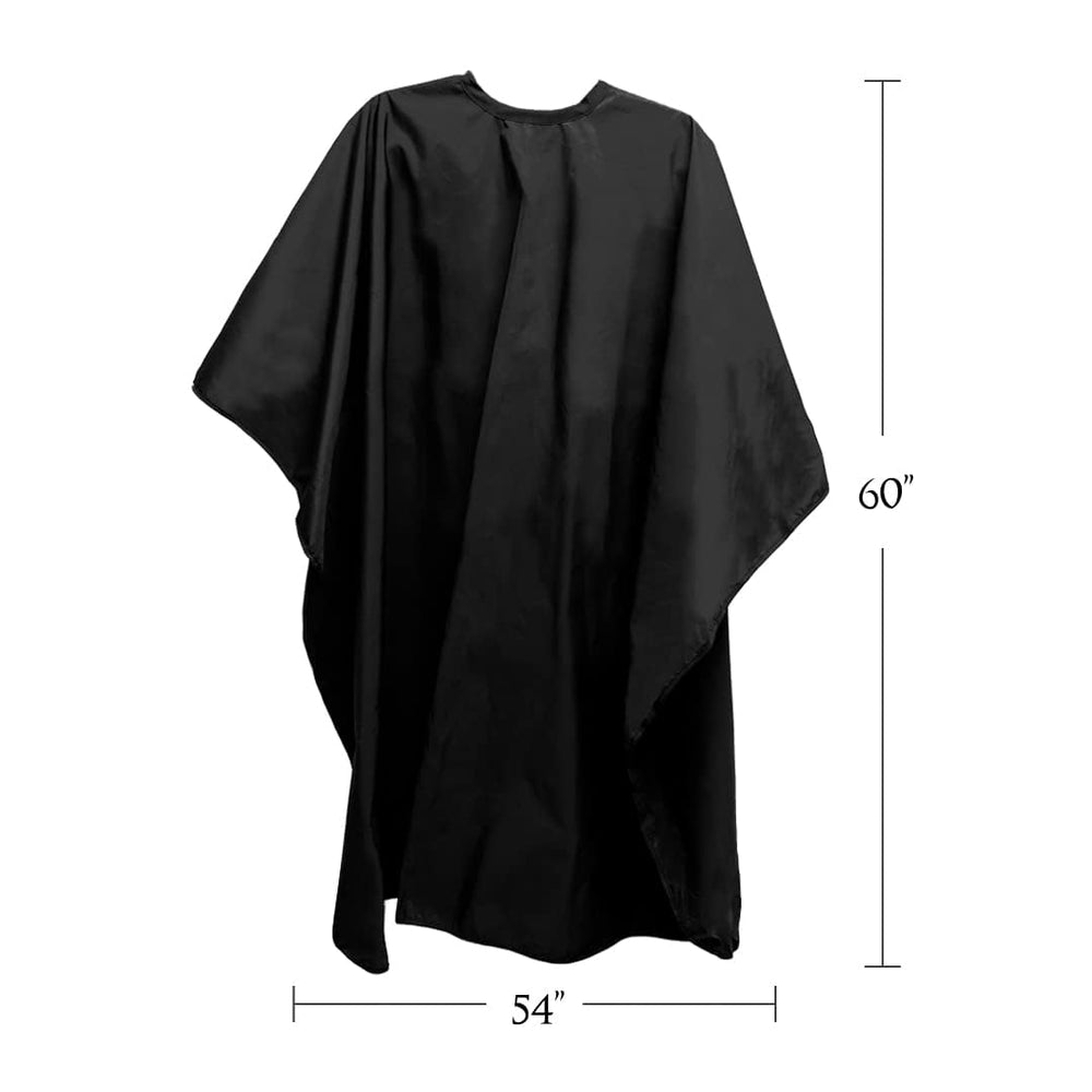 Betty Dain 54x60 inch cape provides generous client coverage.