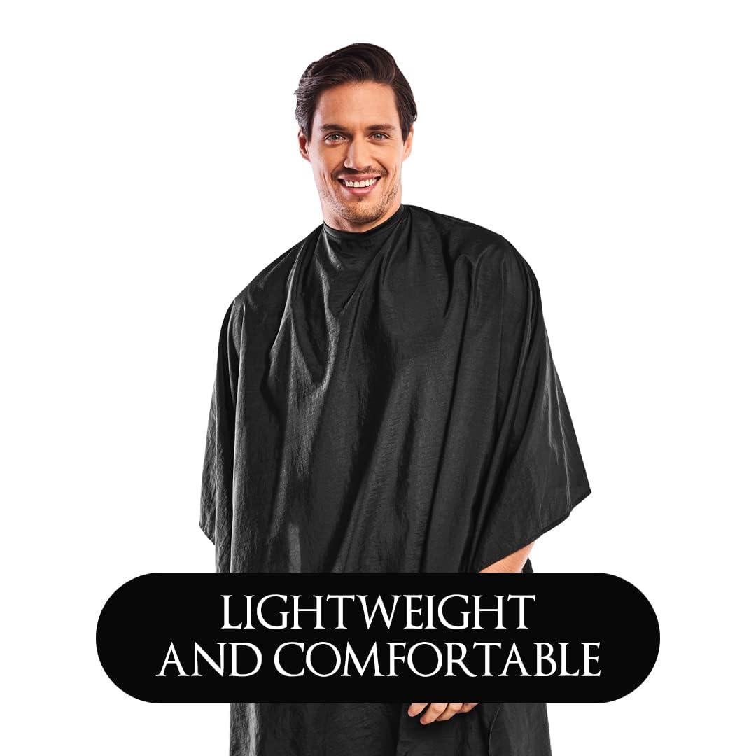 Betty Dain black salon cape pack of two for busy days.