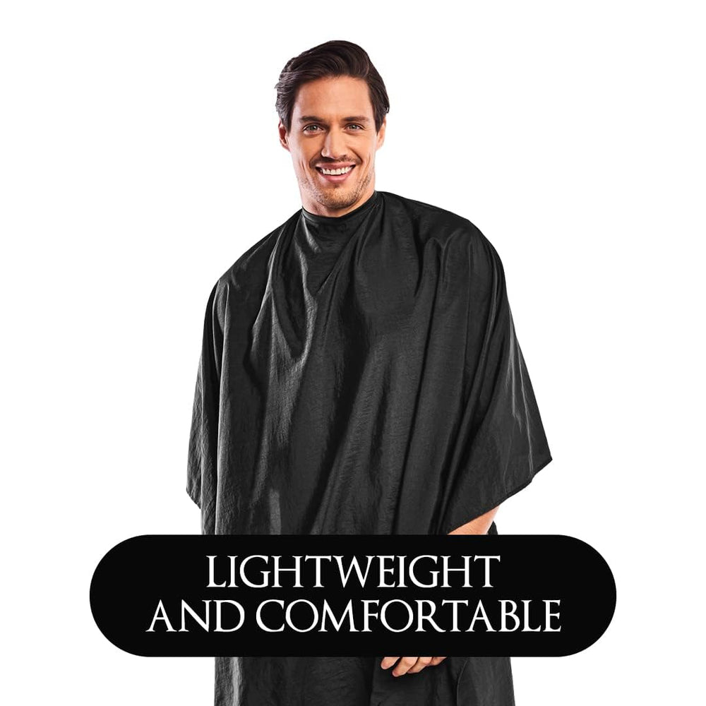 Betty Dain black salon cape pack of two for busy days.