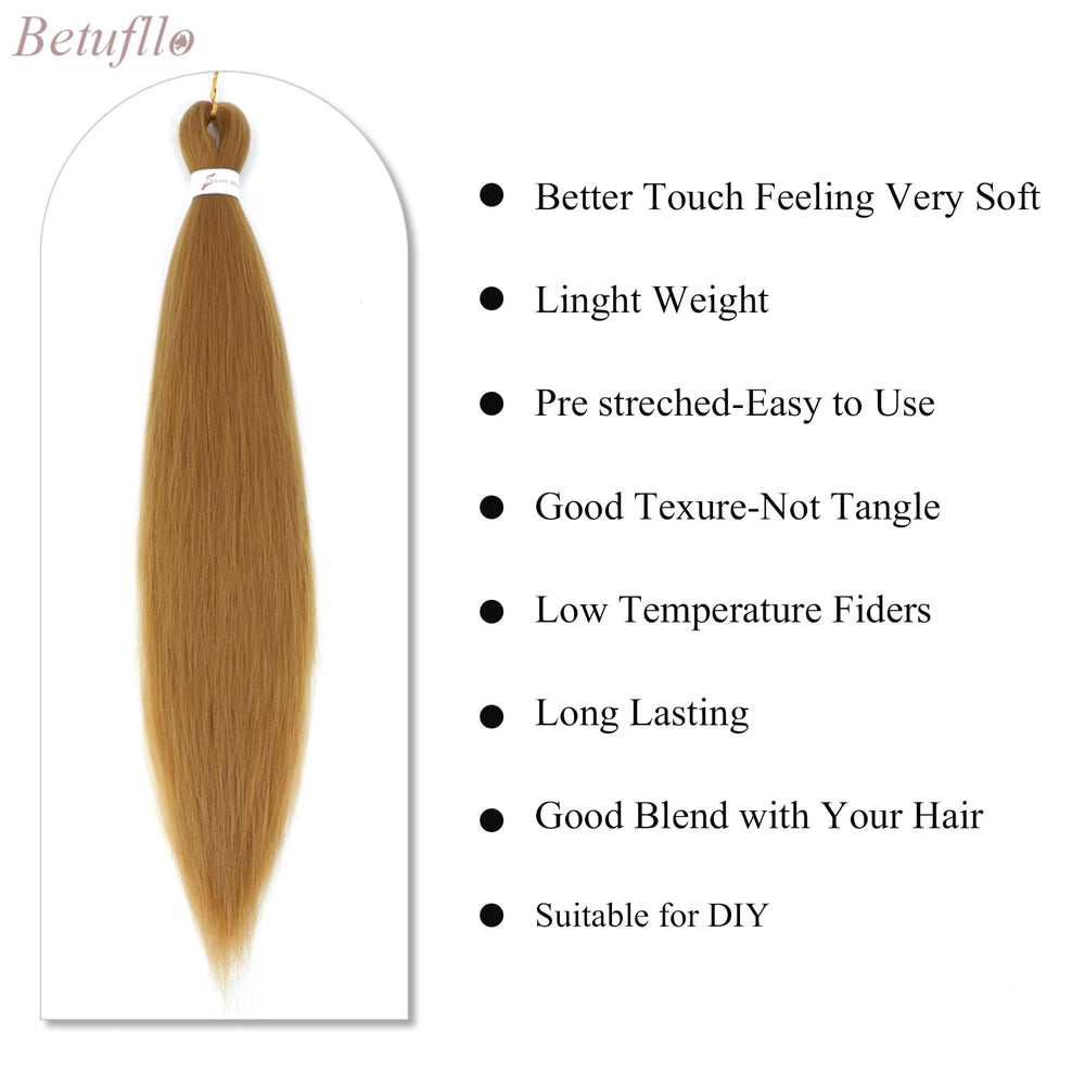Betufllo easy-install braiding hair to save time during braiding sessions