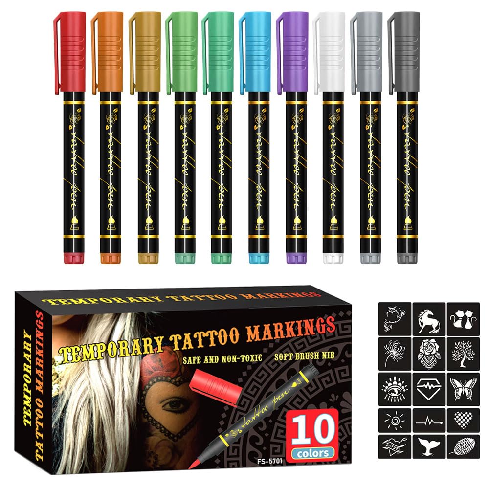 Betytattoo colorful tattoo markers for vibrant, lasting skin art.