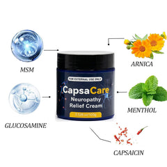Beuifvo CapsaCare being massaged into the hand for targeted relief