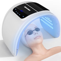 Beuwe Red Light Mask front view for at-home facial rejuvenation and convenience.