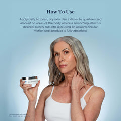 Beverly Hills MD Crepe Correcting Body Complex dispenses a controlled amount for daily smoothing