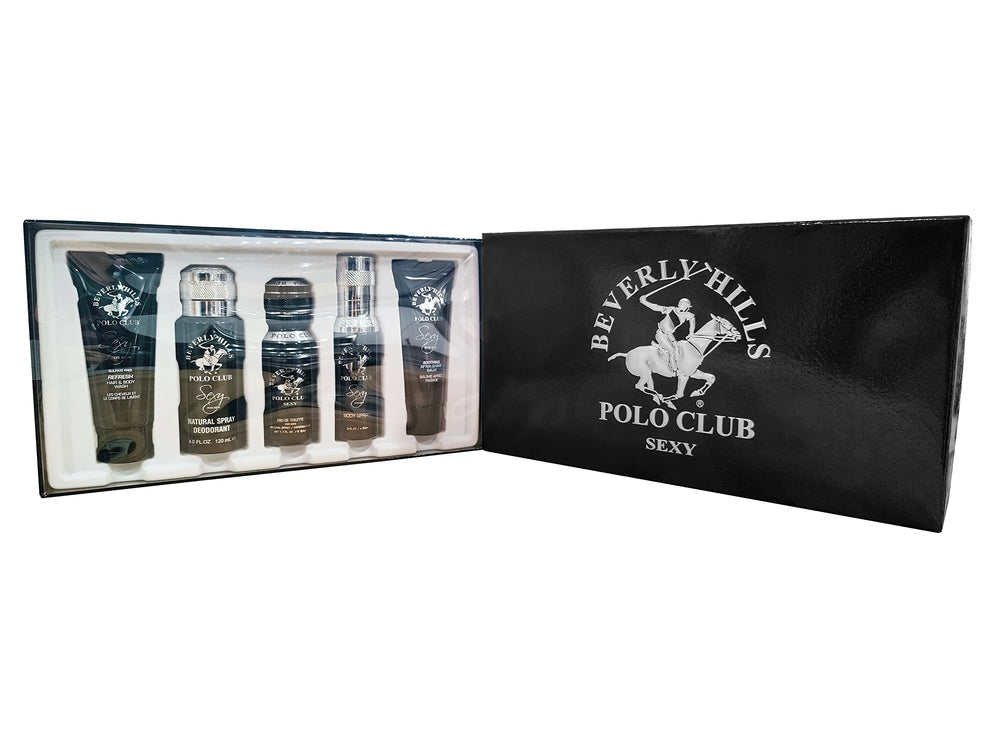 Beverly Hills Polo Club Sexy hair and body wash bottle for refreshing cleanse