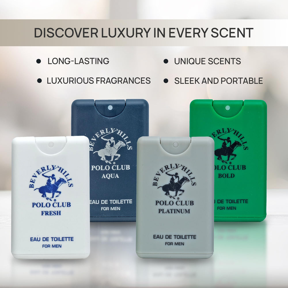 Beverly Hills Polo Club travel grooming kit for quick refresh anywhere.