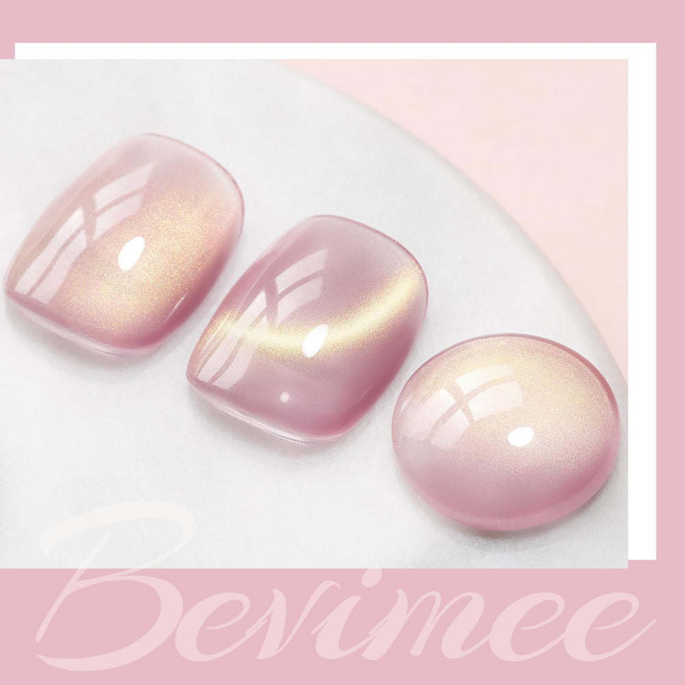 Bevimee Cat Eye Gel Polish magnetic stick enabling various eye-catching magnet effects.