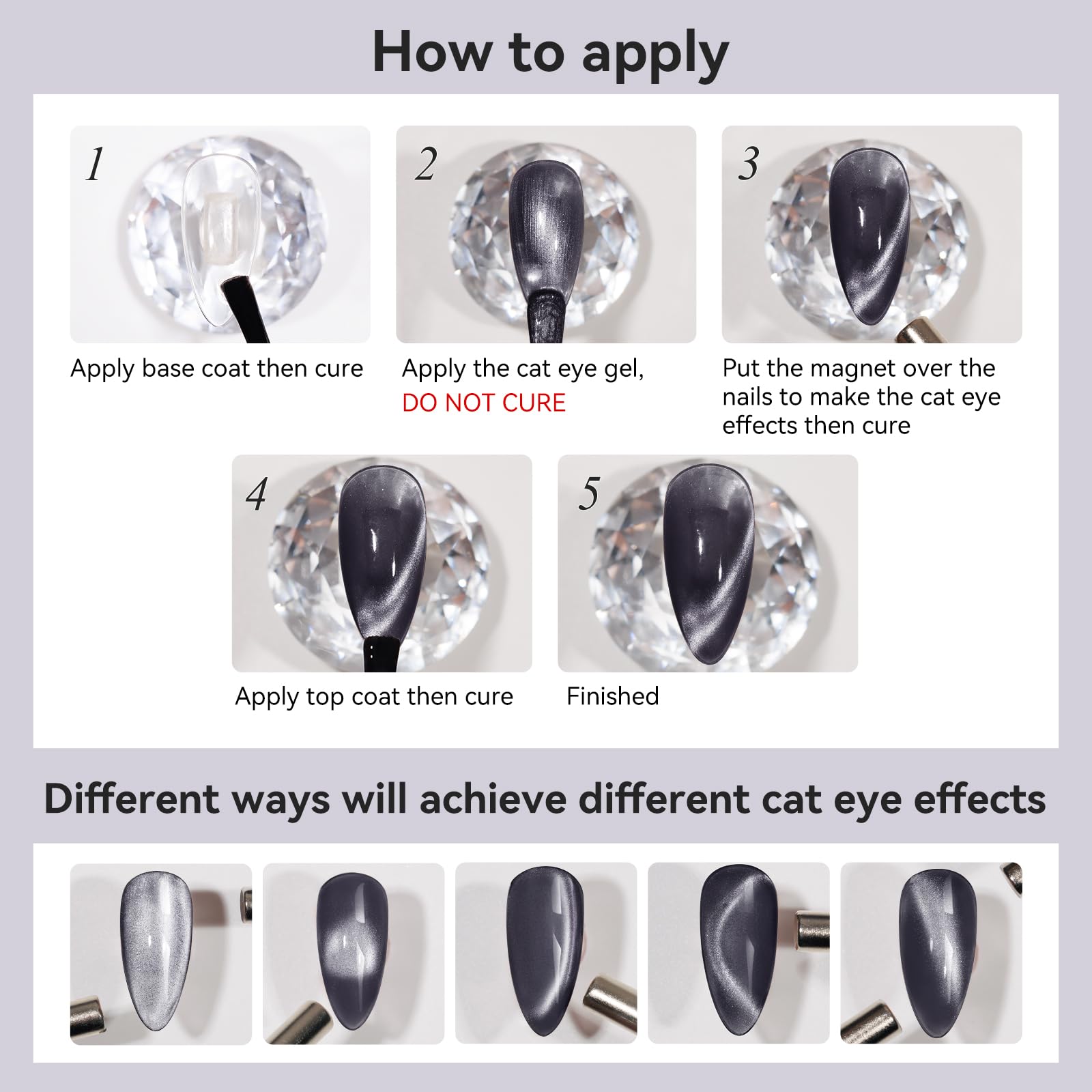 Bevimee Cat Eye Gel Polish salon-grade manicure at home