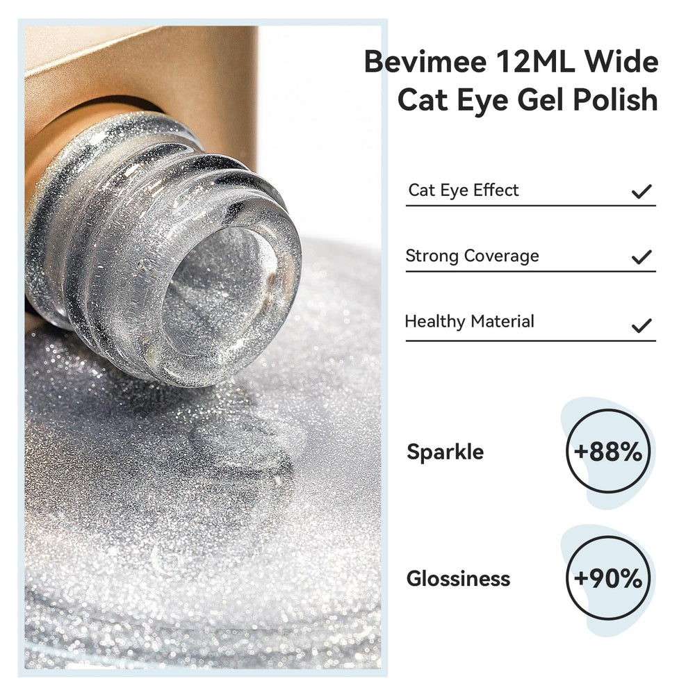 Bevimee magnetic stick lets you create varied cat eye effects, from wide to slash patterns.