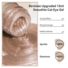Bevimee Magnetic Stick Cat Eye effect enables diverse designs at home.