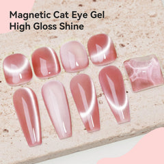 Bevimee Magnetic stick enables precise cat-eye patterns on nails.
