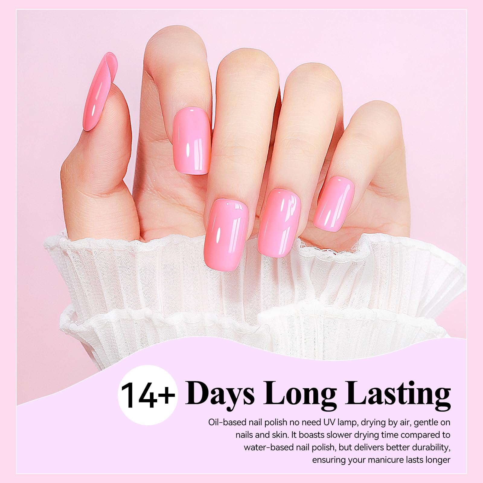 Bevimee brush application scene; smooth coat for salon-like finish.