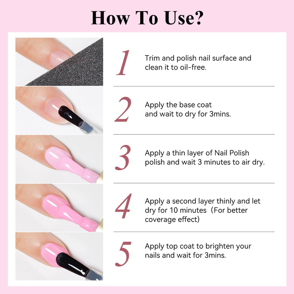 Bevimee nail polish gift pack; ideal for DIY spa at home.