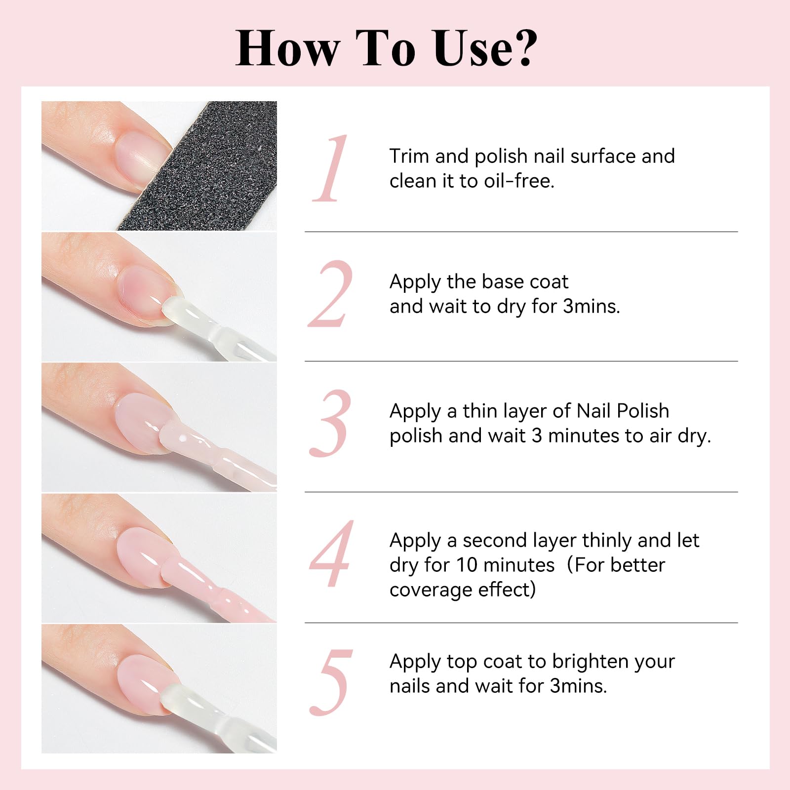 Gift-ready Bevimee Nude Pink nail polish box.