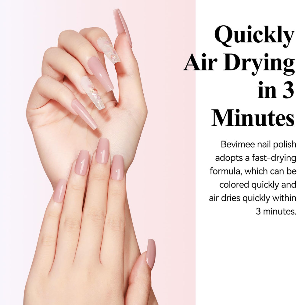 Bevimee Top coat option provides matte or glossy finish
