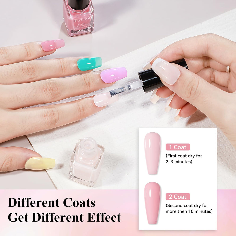 Bevimee travel-friendly pack for on-the-go manicures.