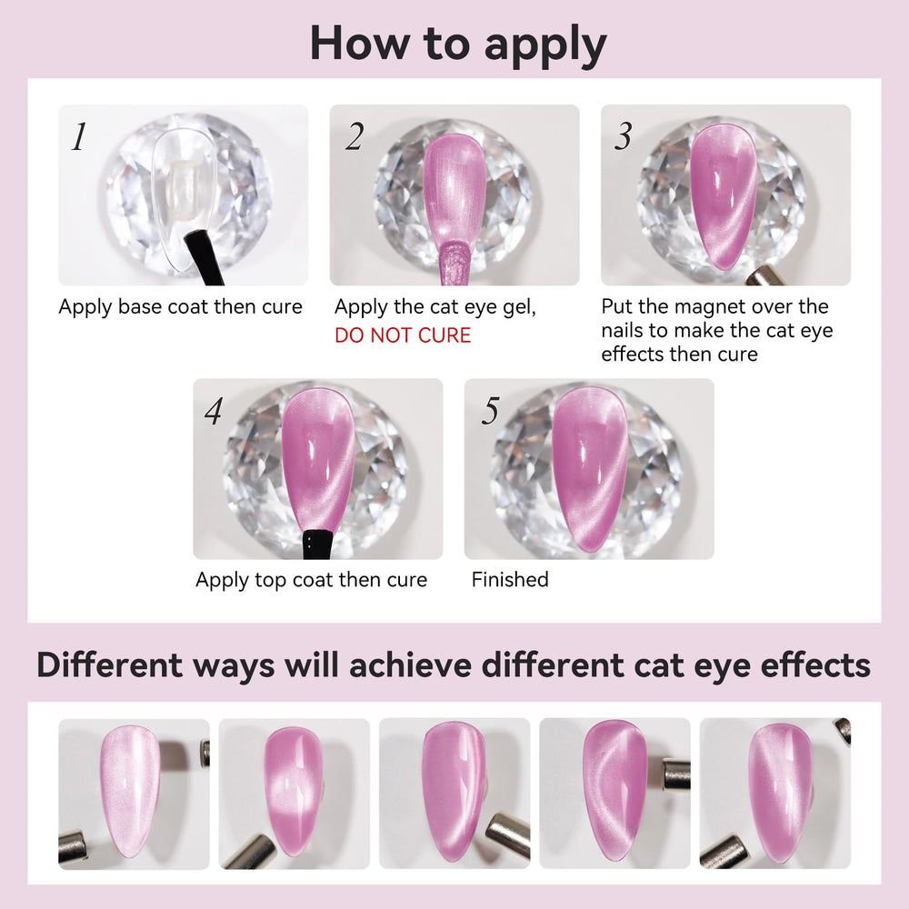 Bevimee nails with Bevimee Moonlight gel achieving a glossy mirror look
