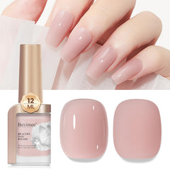 Bevimee Quick Dry Nail Polish bottle in nude shade for fast color