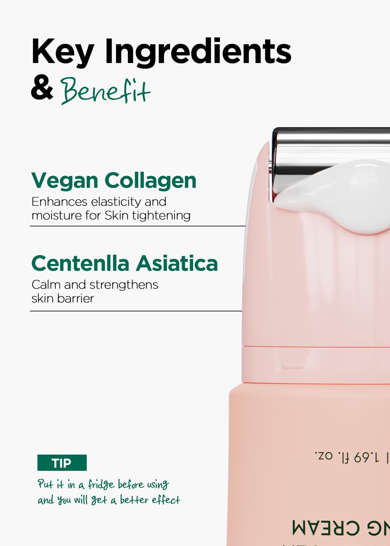 Bewants Centella Asiatica neck care promotes firmness and resilient texture