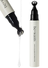 BE+WANTS Instant Eye Bag Remover bottle with cooling tip for refreshing under-eye skin