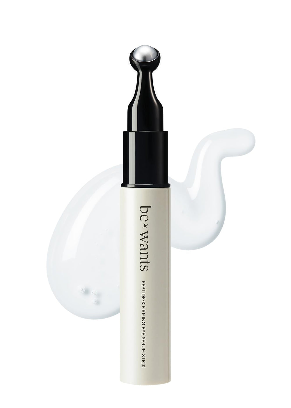 BE+WANTS Peptide-X eye serum stick with cooling tip soothing under-eye puffiness