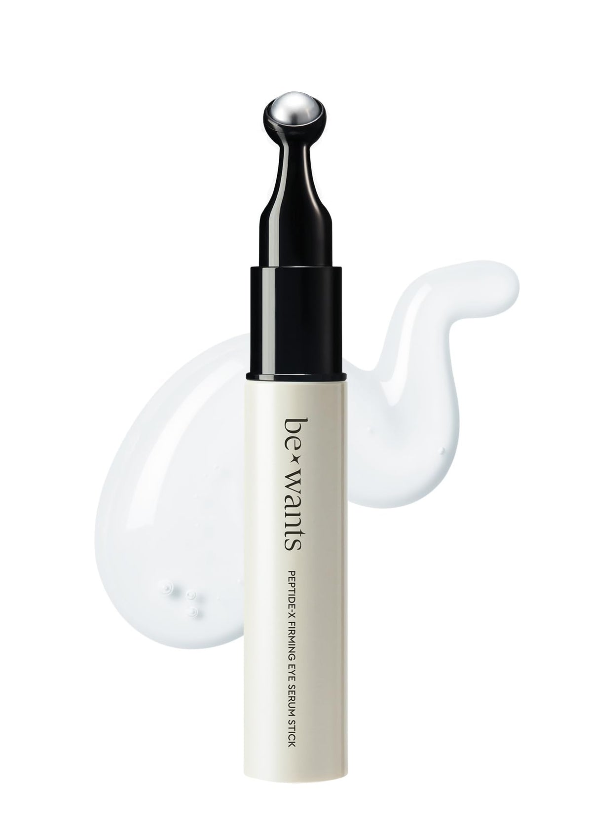 BE+WANTS Peptide-X eye serum stick with cooling tip soothing under-eye puffiness