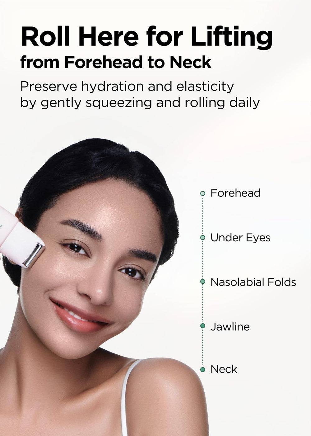 Bewants triple hyaluronic acid hydration enhances moisture and elasticity around the neck