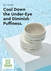 BE+WANTS bamboo water ingredient highlighted for hydration.