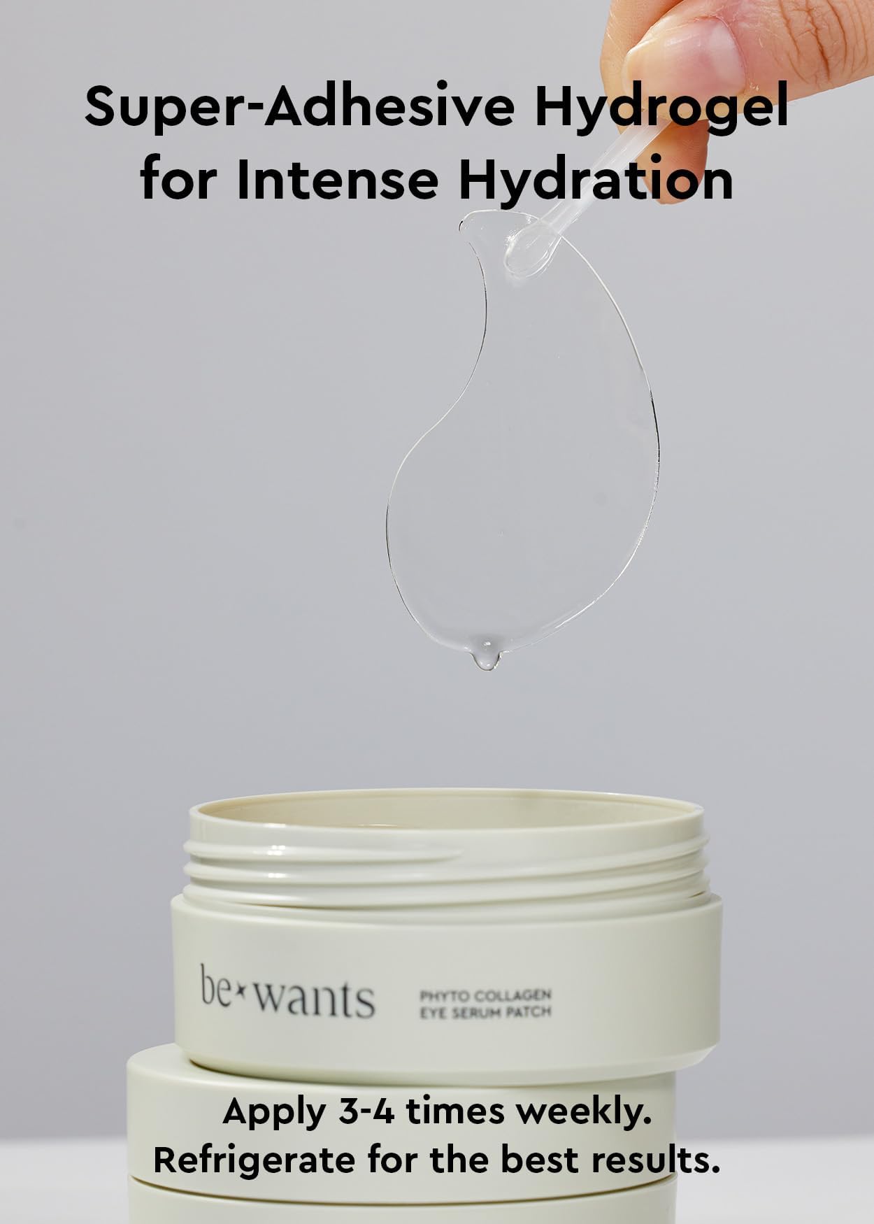 BE+WANTS patches provide instant cooling while reducing puffiness.