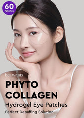 BE+WANTS bewants under-eye patches before-after showing reduced puffiness.