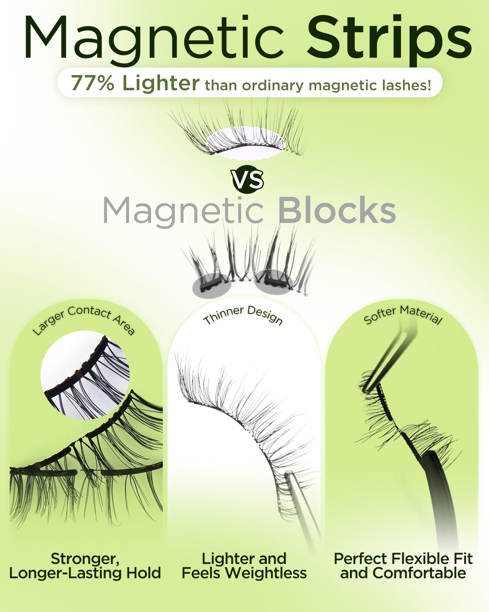 BEYELIAN magnetic eyelashes removal process demonstrates gentle detachment without tugging