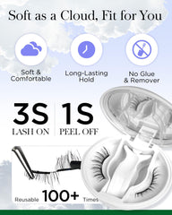 BEYELIAN no-glue lashes reduce residue and irritation