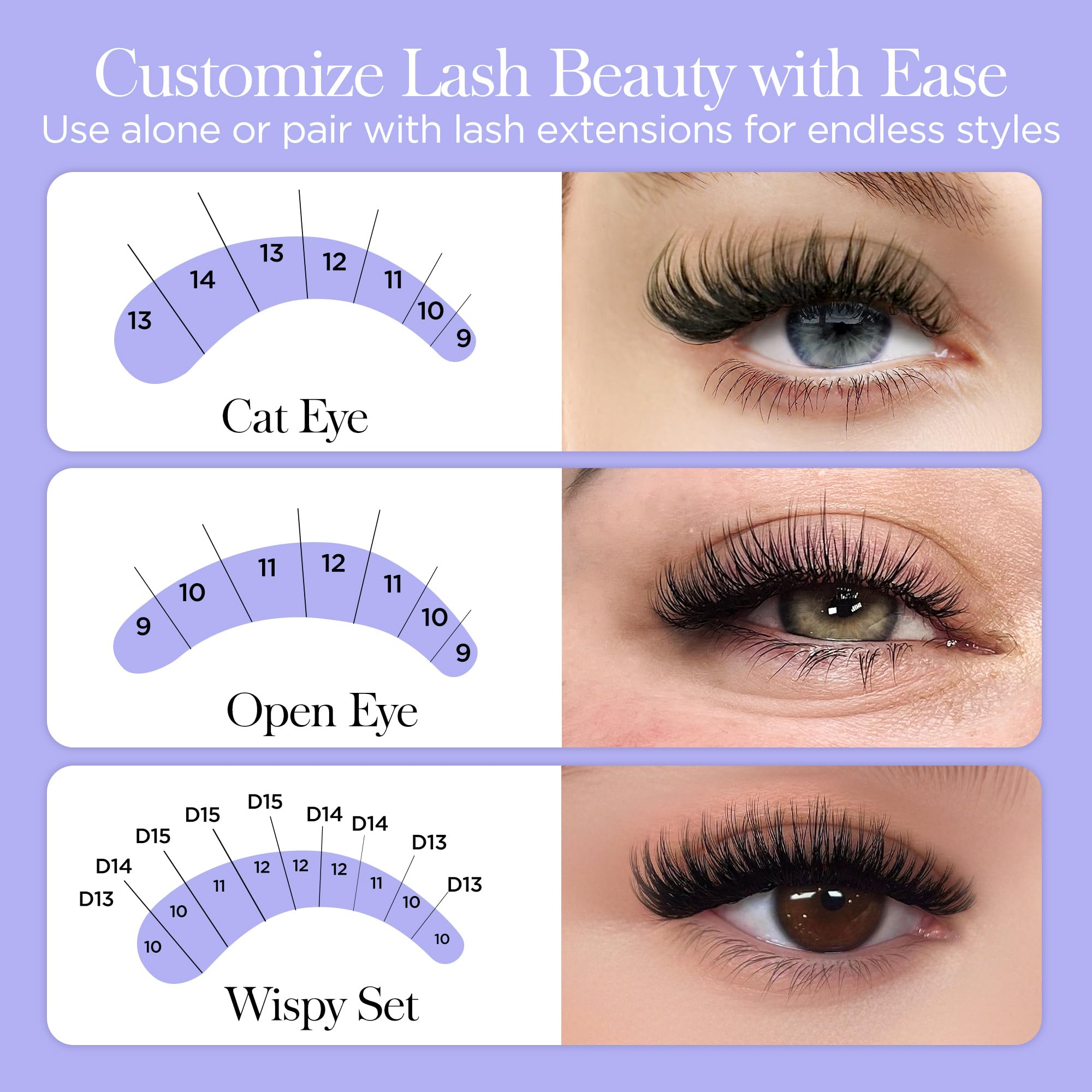 BEYELIAN PBT matte-black lashes; durable, salon-ready extensions.