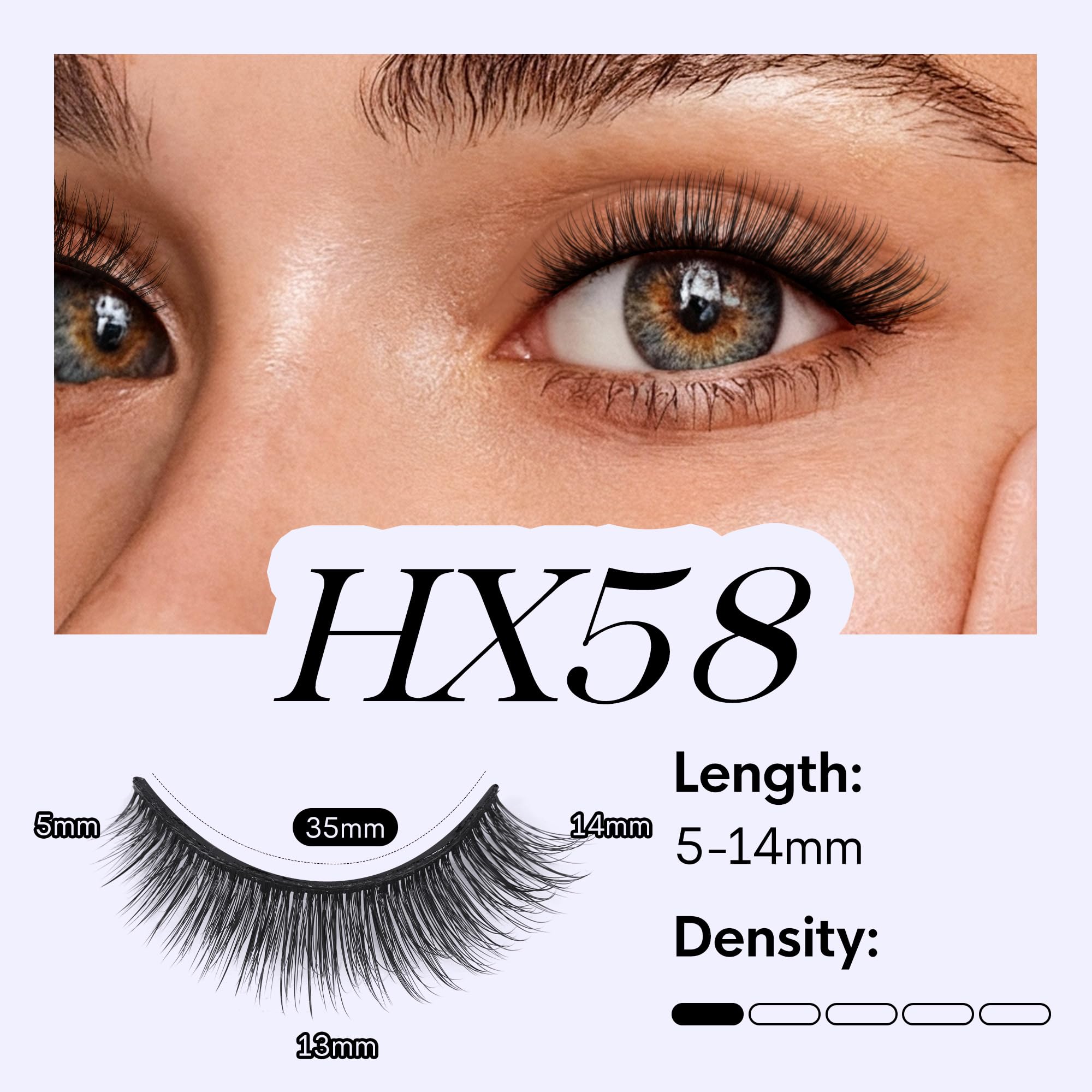 BEYELIAN 3D fluffy lashes feel feather-light with all-day hold