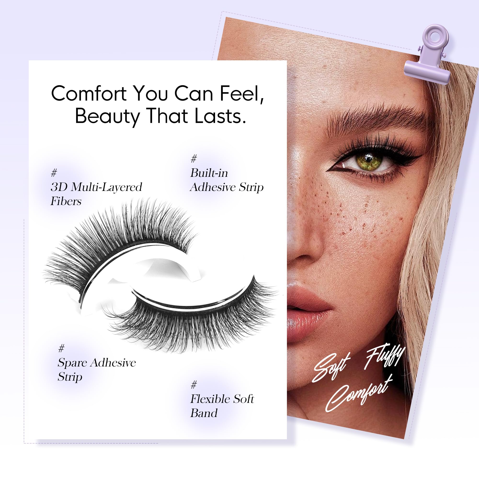 BEYELIAN built-in strip helps align lashes with a natural lash line