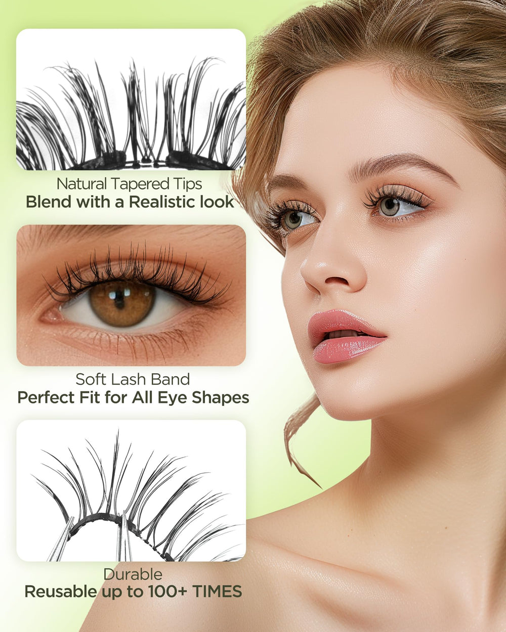 BEYELIAN soft magnetic strip ensures gentle removal and lash health