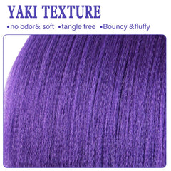 Beyond Beauty 30 inch length detail showing fullness for dramatic braids.