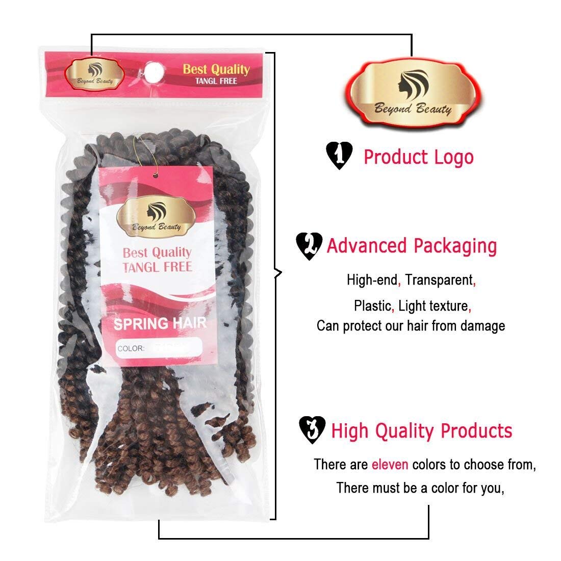 Beyond Beauty Spring Twist crochet soft silky texture shown for natural movement.