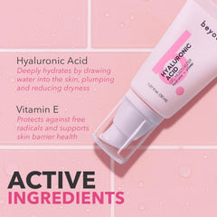 Beyou Hyaluronic Acid Gel Moisturizer application pump highlights easy daily use and fast absorption