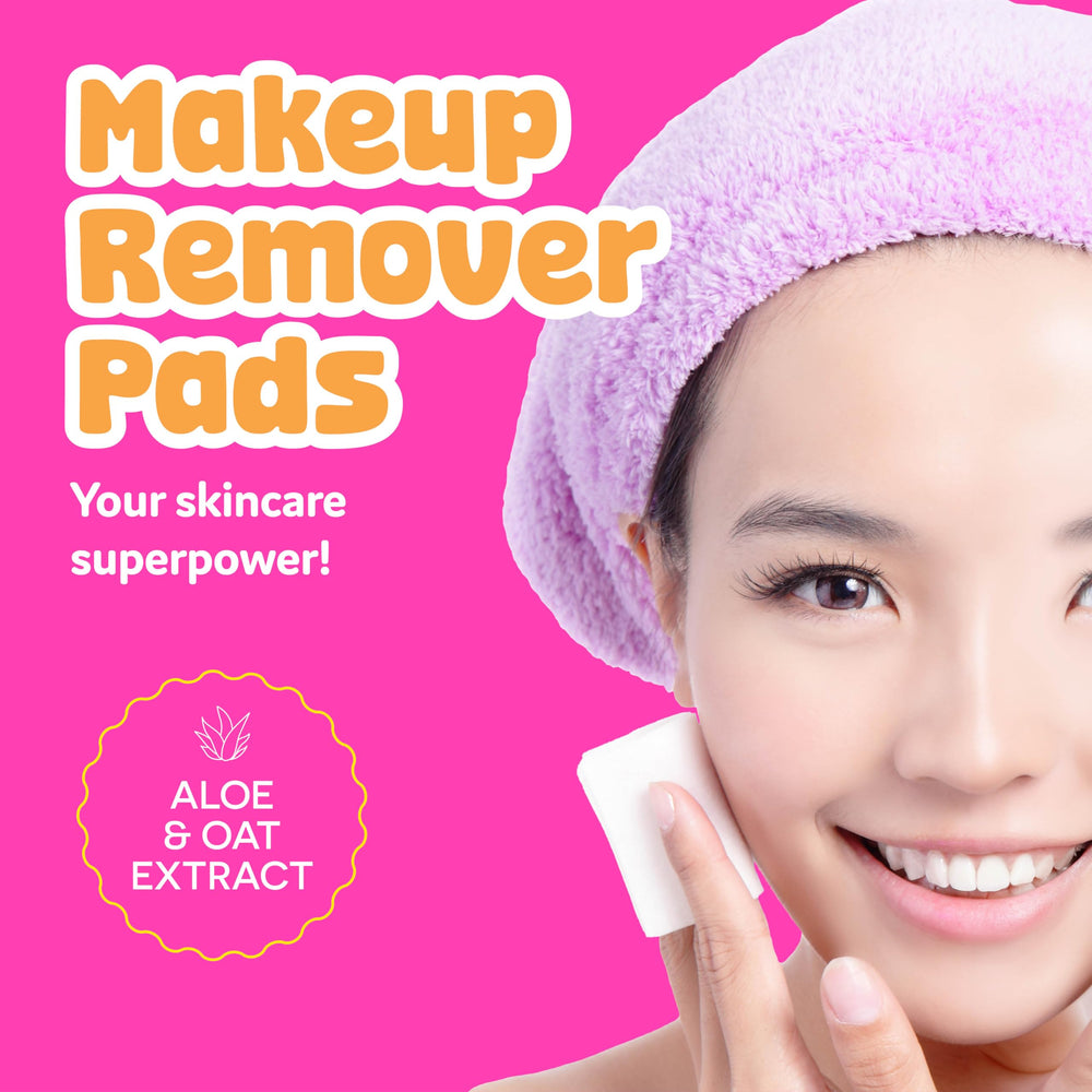 Close-up BeYoutiful FreshFace wet pad in action for quick cleansing.