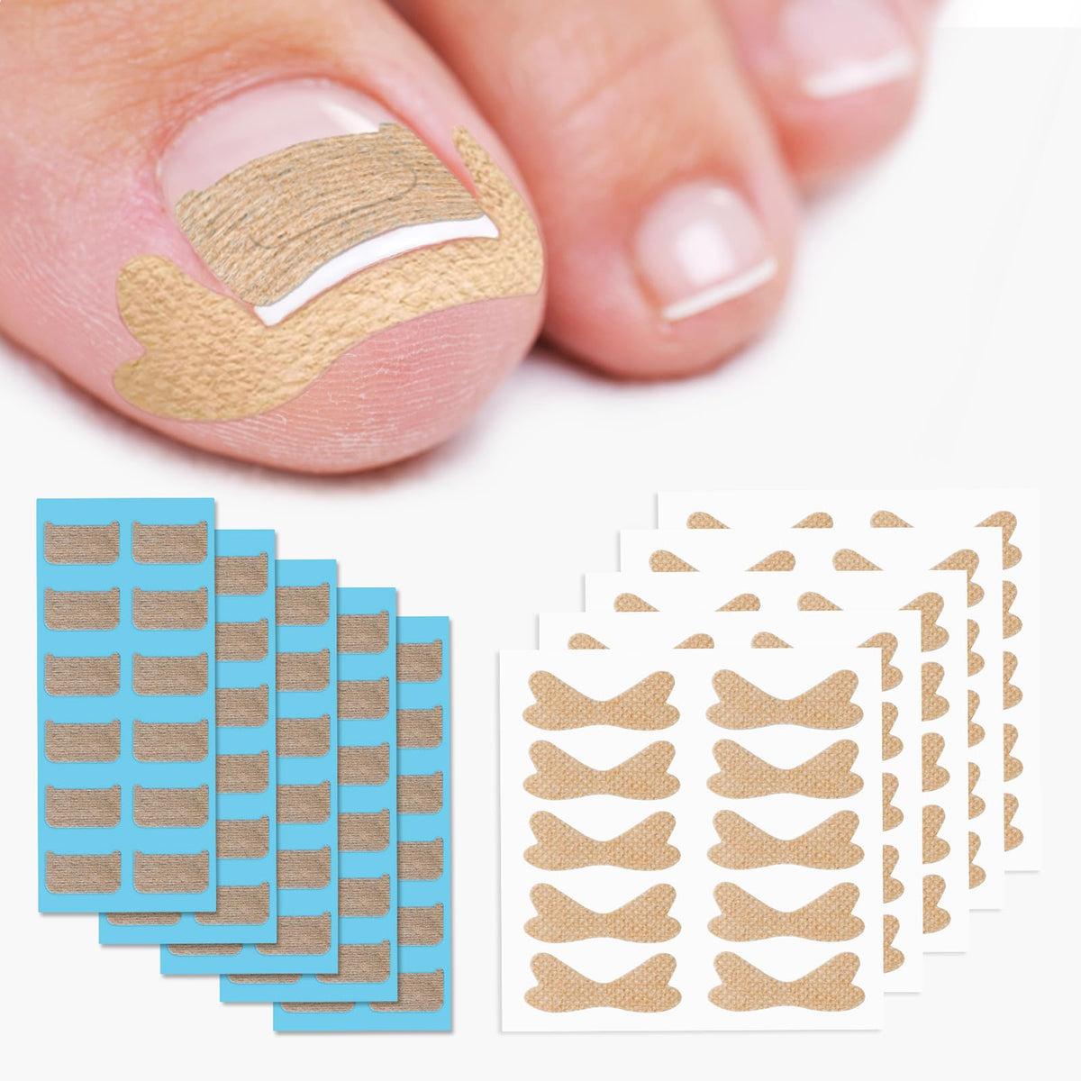BEZOX breathable ingrown toenail patches enhance daily comfort.