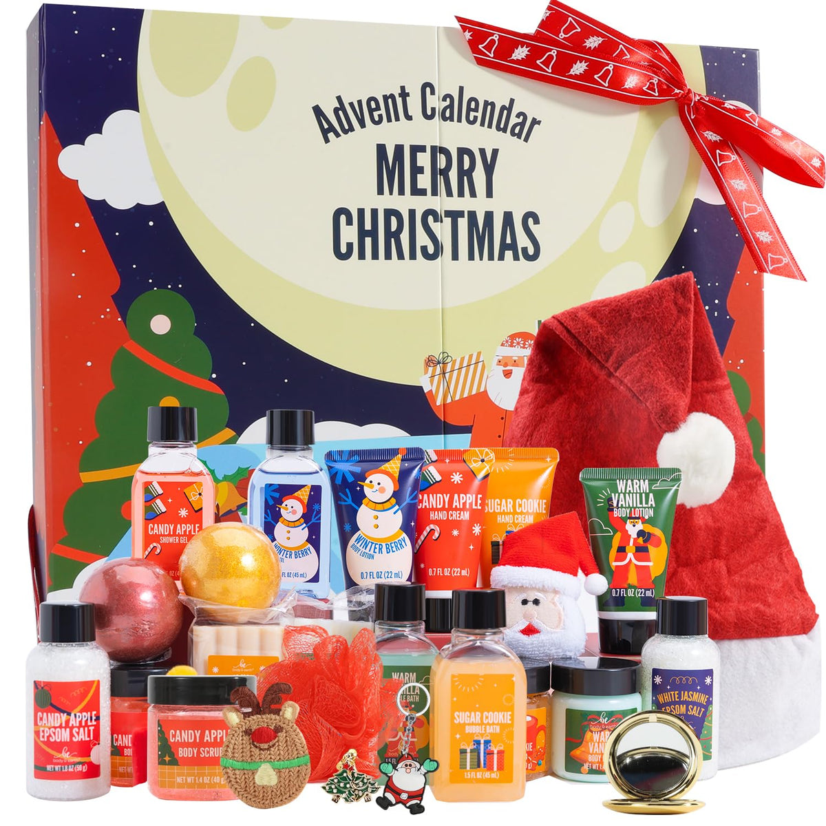 BFFLOVE Advent Calendar 24 surprises reveals daily pampering treats for your skincare routine.