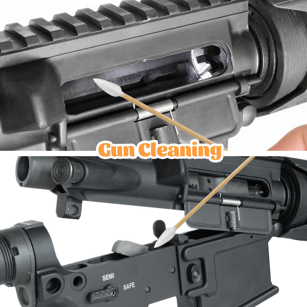 BFHKXW gun cleaning swabs support precise application on slides and chambers.